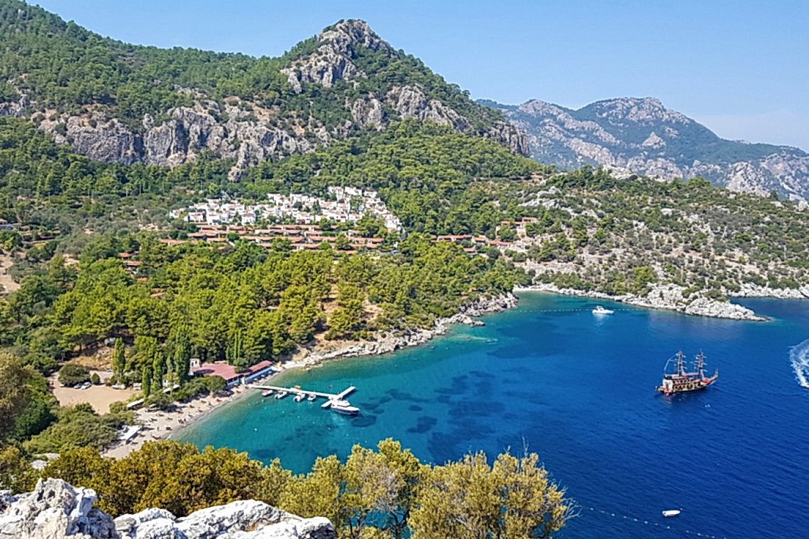 Beautiful,View,Of,The,Amos,Bay.,Marmaris,,Turkey.,Horizontal,Panorama